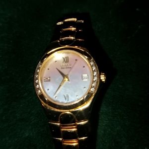 Ladies gold ecodrive Citizens watch